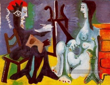  artist - L’artiste et son modèle 3 1963 cubisme Pablo Picasso
